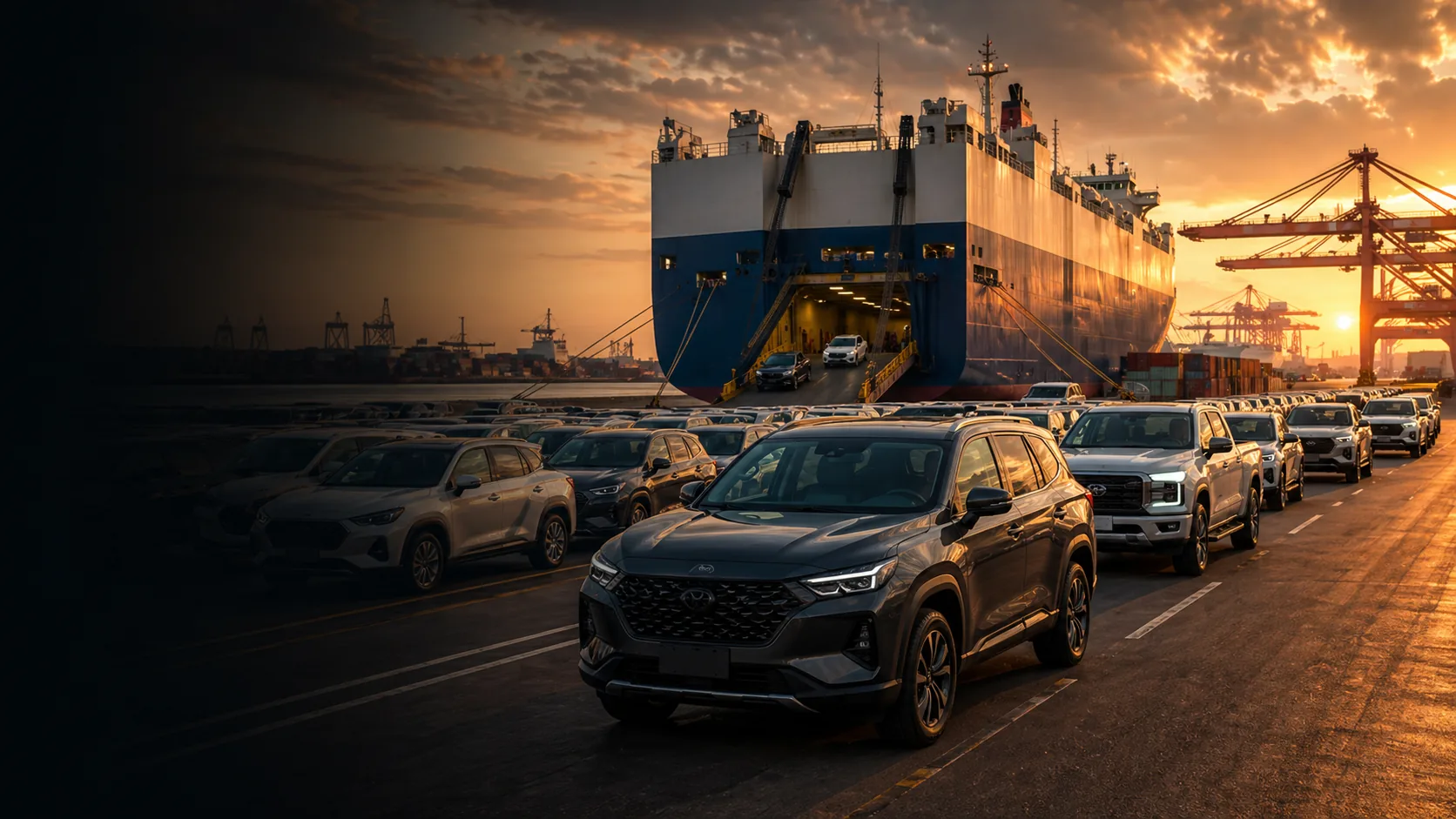 Rayda Auto vehicle export logistics